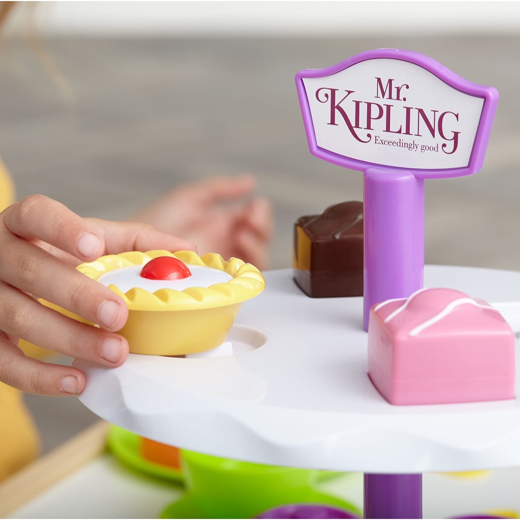 Casdon Mr Kipling Leikkiteesetti kakkutarjottimella leivoksineen