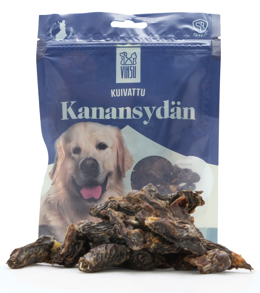 Viksu kuivattu kanansydän 100g