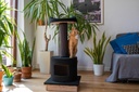 Ecomfy kissan raapimapuu peti+pesä musta 103cm