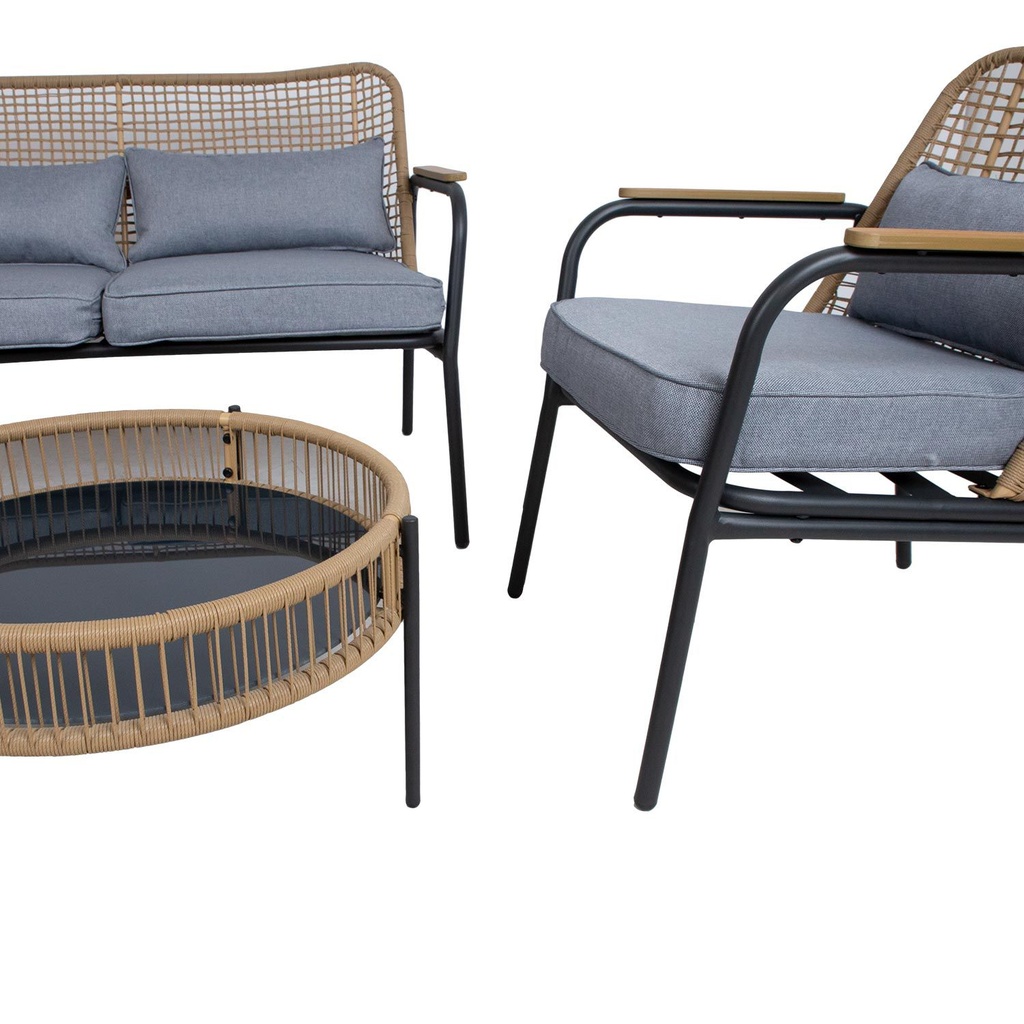 Garden furniture set SARRAN table, sofa, 2 chairs