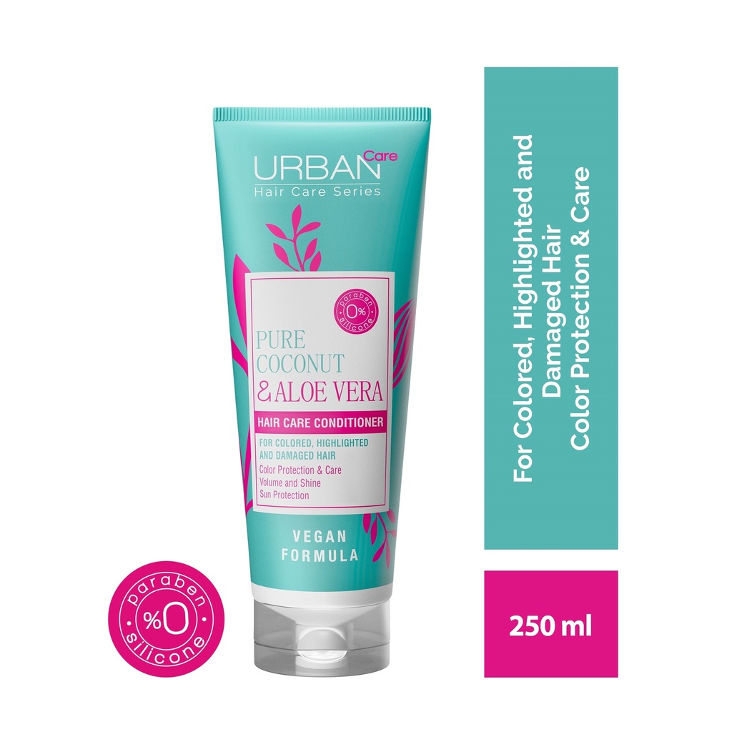 urban care pure coconut &amp; aloe vera hoitoaine 250ml