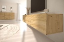 Dallas TV cabinet artisan oak
