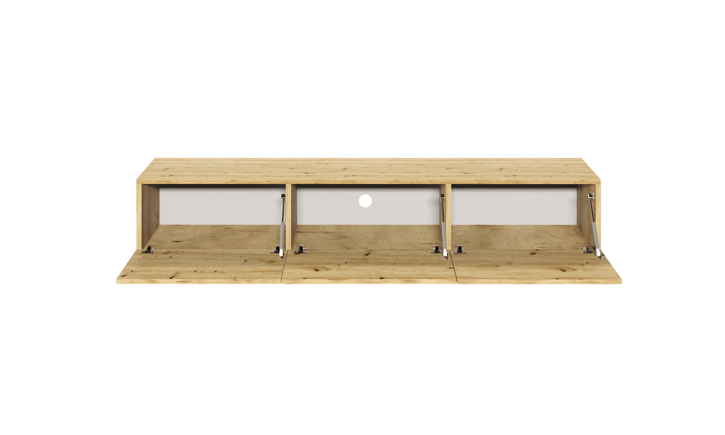 Dallas TV cabinet artisan oak