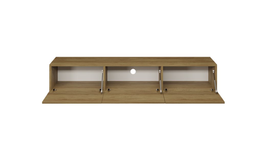 Dallas TV cabinet hickory