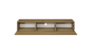 Dallas TV cabinet hickory