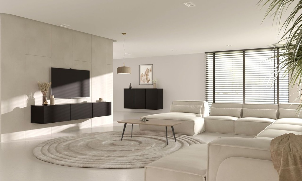 Dallas chest of drawers black
