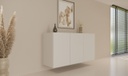 Dallas chest of drawers white