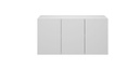 Dallas chest of drawers white