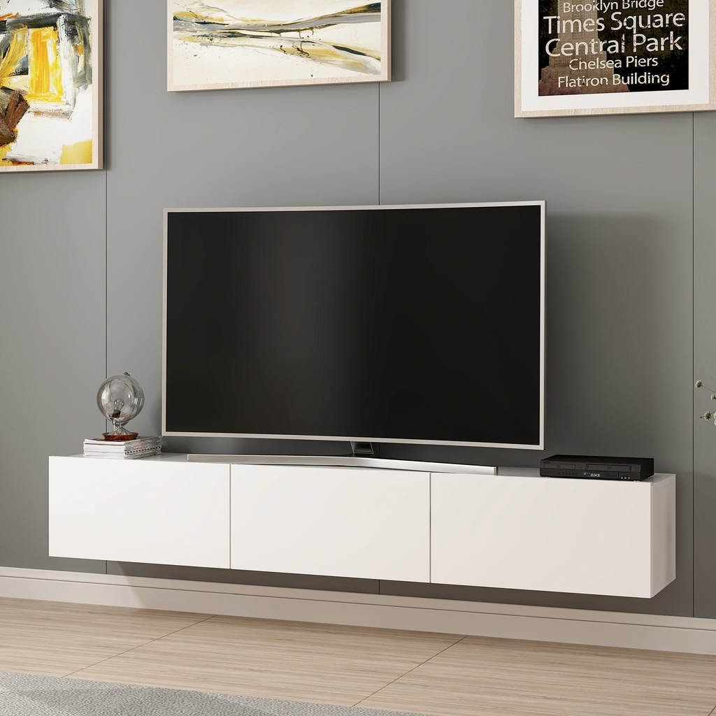 Chic Home Alexander TV-taso L180 cm, valkoinen