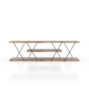 Chic Home August TV-taso 120 cm, ruskea