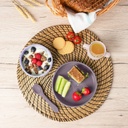 Reer silikoninen astiasto 4-osainen lila