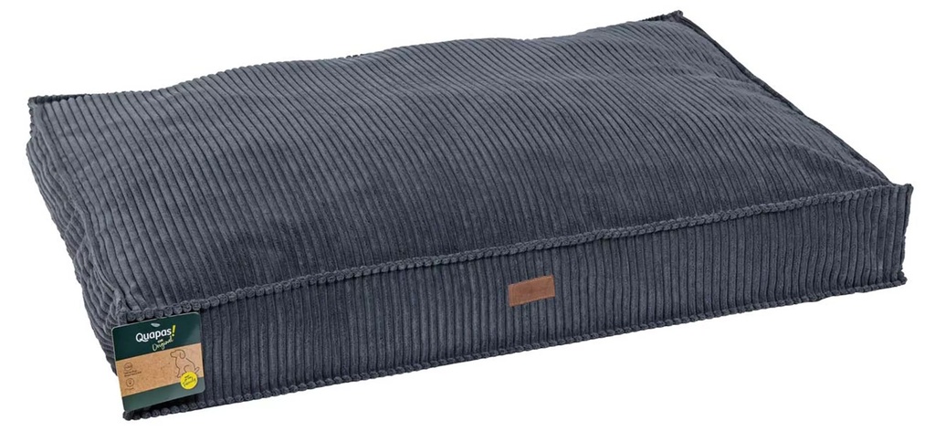 Quapas! koiranpeti vetoketjupäällisellä 70*50*12cm harmaa