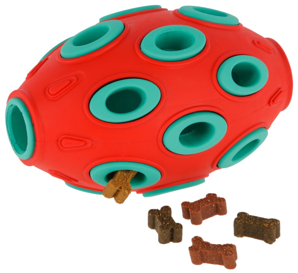 Kerbl koiran aktivointilelu täytettävä rugbypallo 12 cm