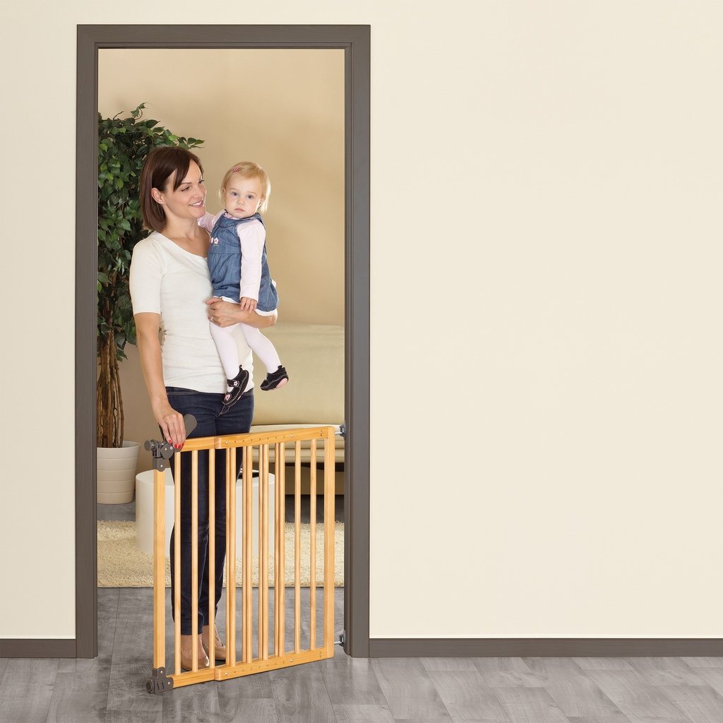 Reer turvaportti esteetön puinen 75-104,5 cm