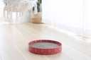 Cat Scratch Bed Circle in Cardboard, pink, Ø 34 cm
