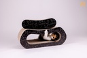 Amiplay kissan raapimalauta L 58x29,5x22,5cm, musta