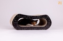 Amiplay kissan raapimalauta L 58x29,5x22,5cm, musta