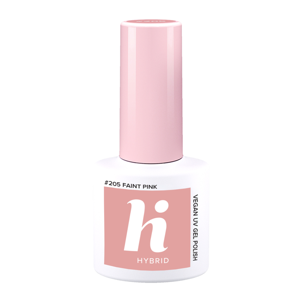 hi hybrid 205 HEMA Free UV Gel Polish Faint Pink 5 ml