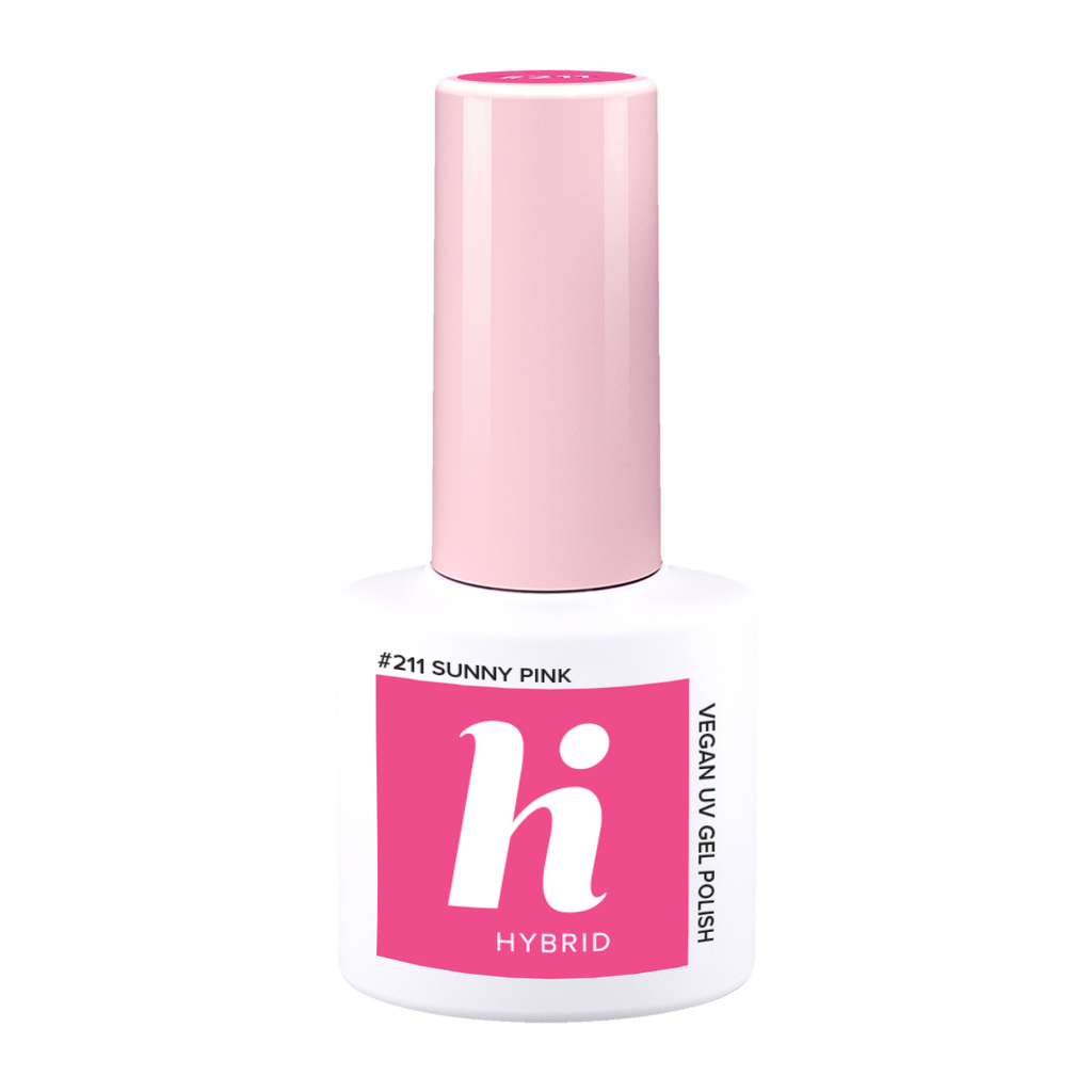 hi hybrid 211 HEMA Free UV Gel Polish Sunny Pink 5 ml