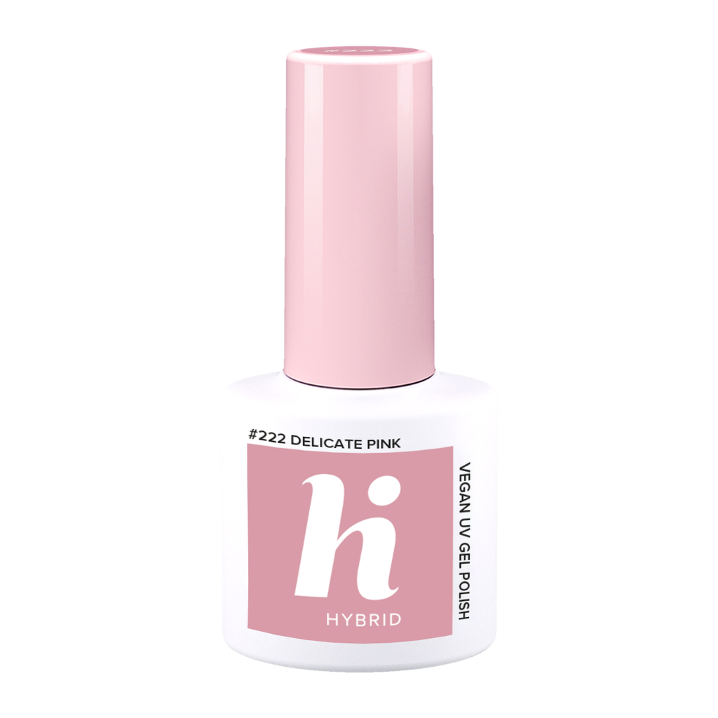 hi hybrid 222 HEMA Free UV Gel Polish Delicate Pink 5ml