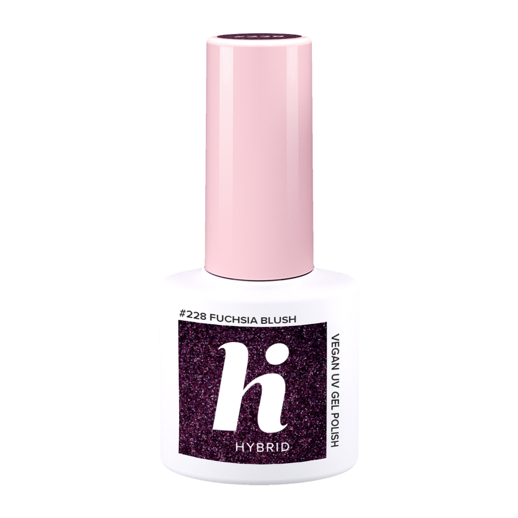 hi hybrid 228 HEMA Free UV Gel Polish Fuchsia Blush 5 ml