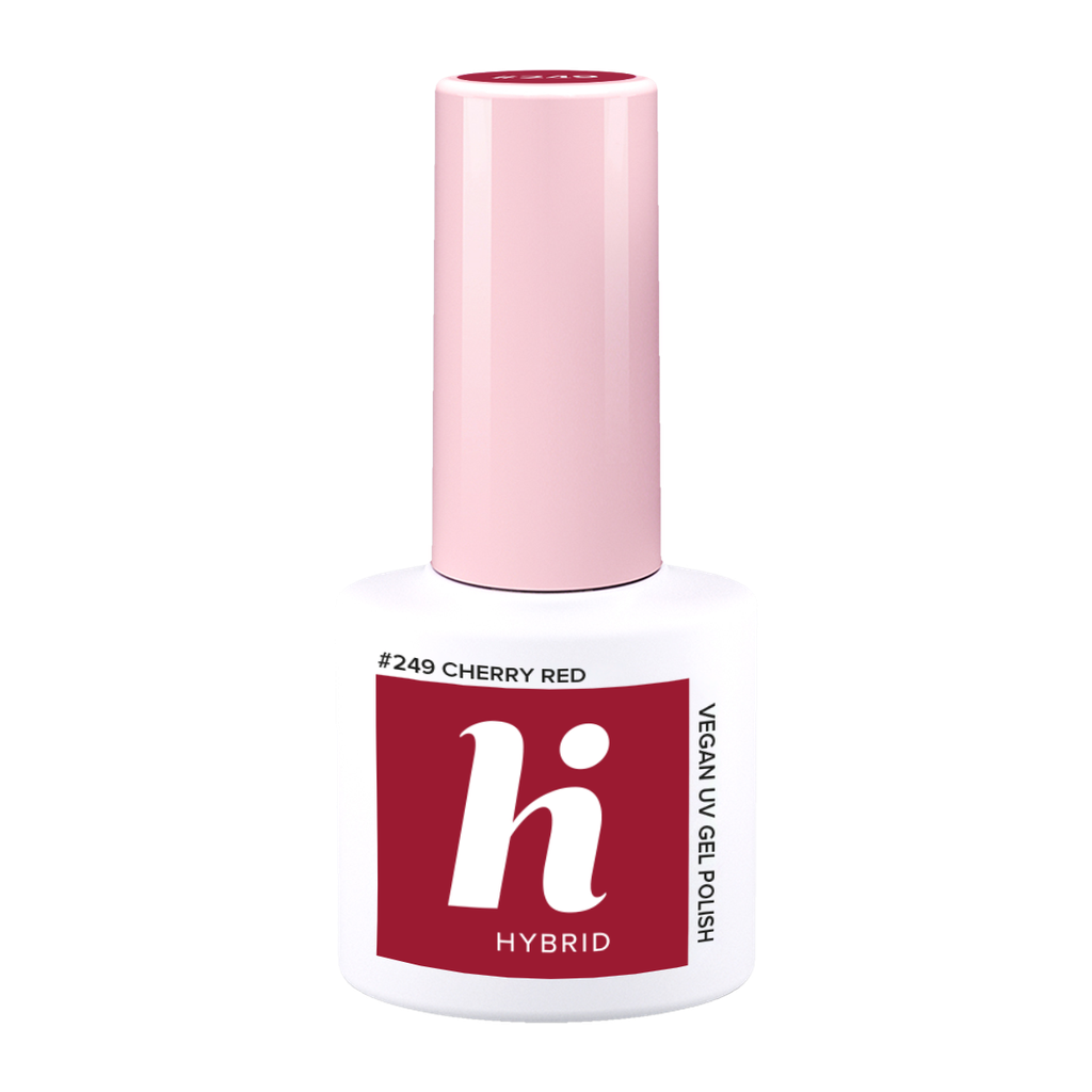 hi hybrid HEMA Free UV Gel Polish 249 Cherry Red 5ml