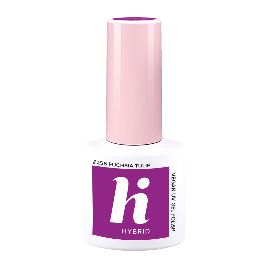 hi hybrid 256 HEMA Free UV Gel Polish Fuchsia Tulip 5 ml