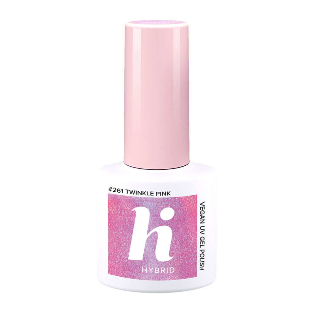 hi hybrid 261 HEMA Free UV Gel Polish Twinkle Pink 5ml