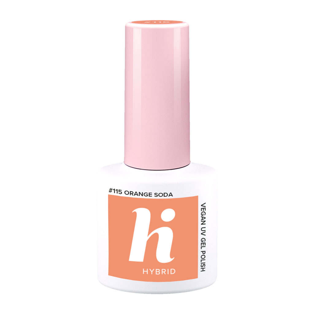 hi hybrid 115 HEMA Free UV Gel Polish Orange Soda 5ml