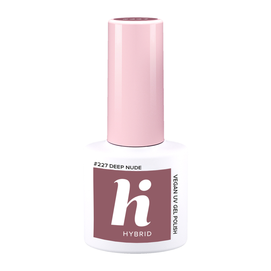 hi hybrid 227 HEMA Free UV Gel Polish Deep Nude 5 ml