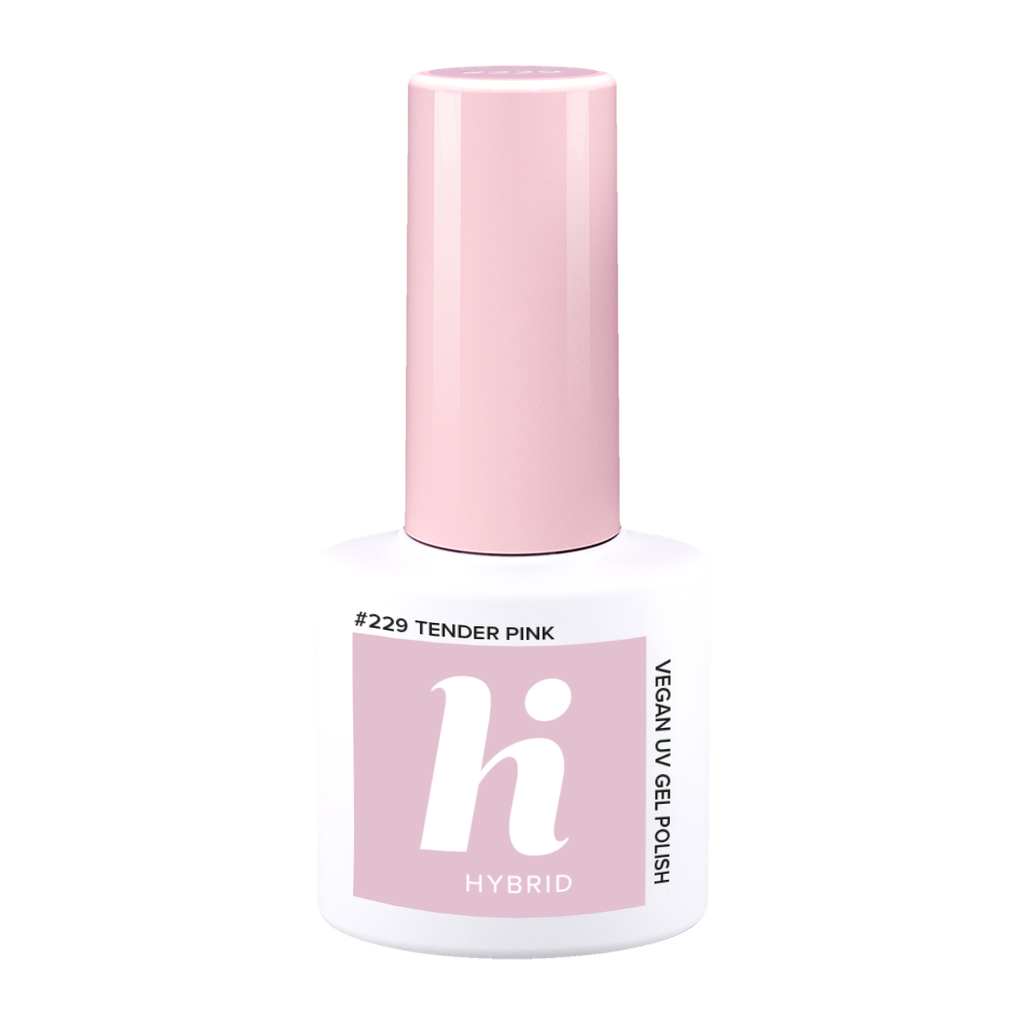 hi hybrid 229 HEMA Free UV Gel Polish Tender Pink 5 ml