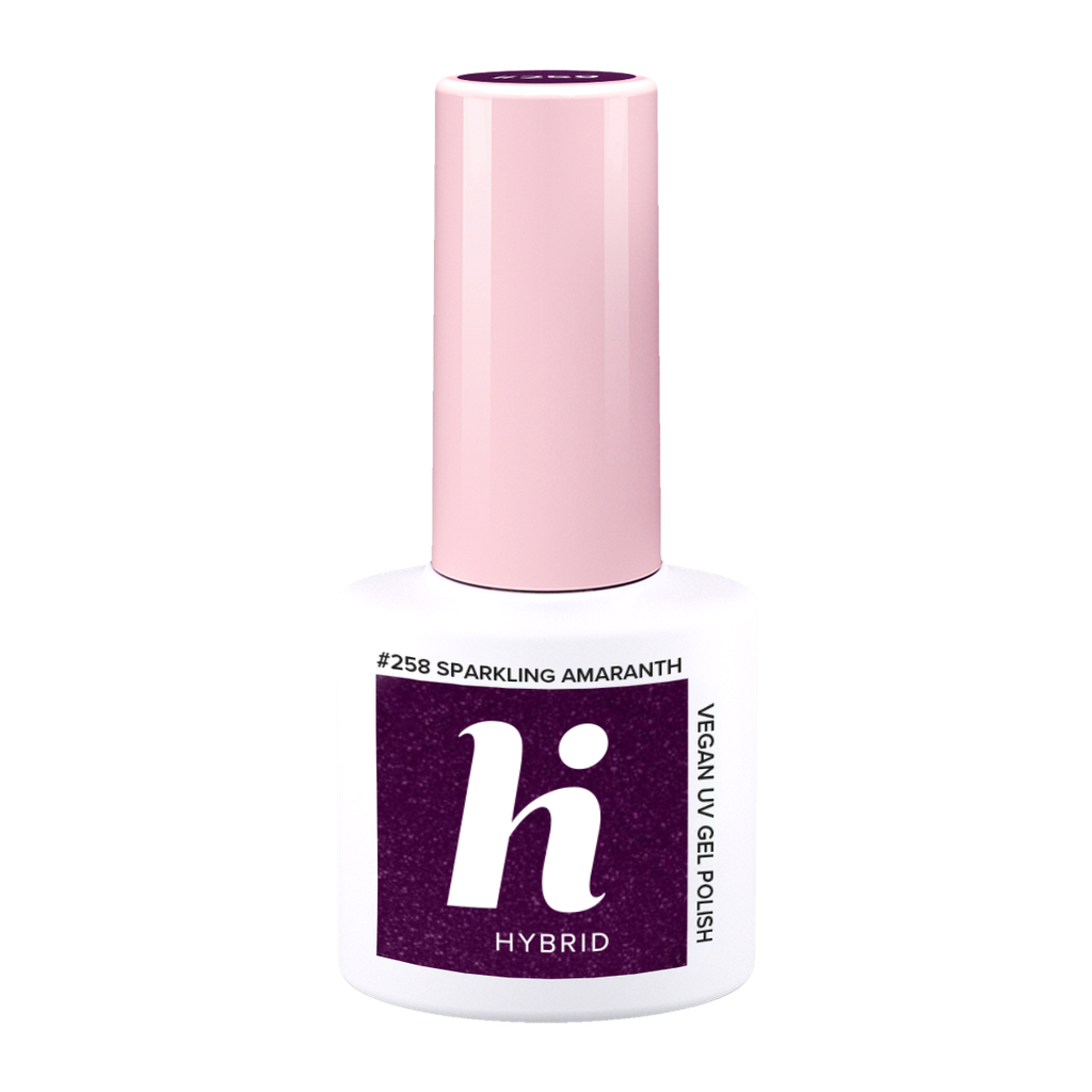 hi hybrid 258 HEMA Free UV Gel Polish Sparkling Amaranth 5ml