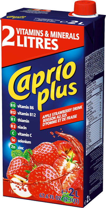 Caprio Plus mansikka-omenamehujuoma 2L