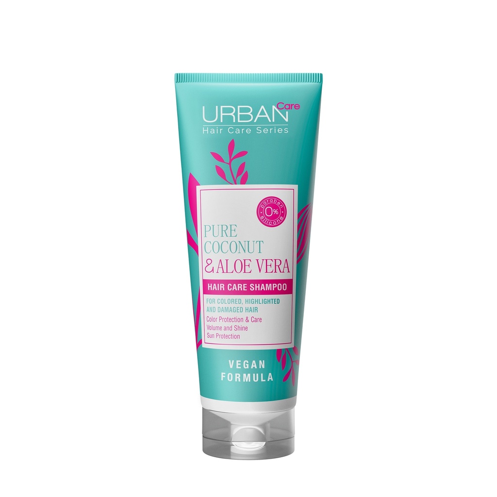 urban care pure coconut &amp; aloe vera shampoo 250ml