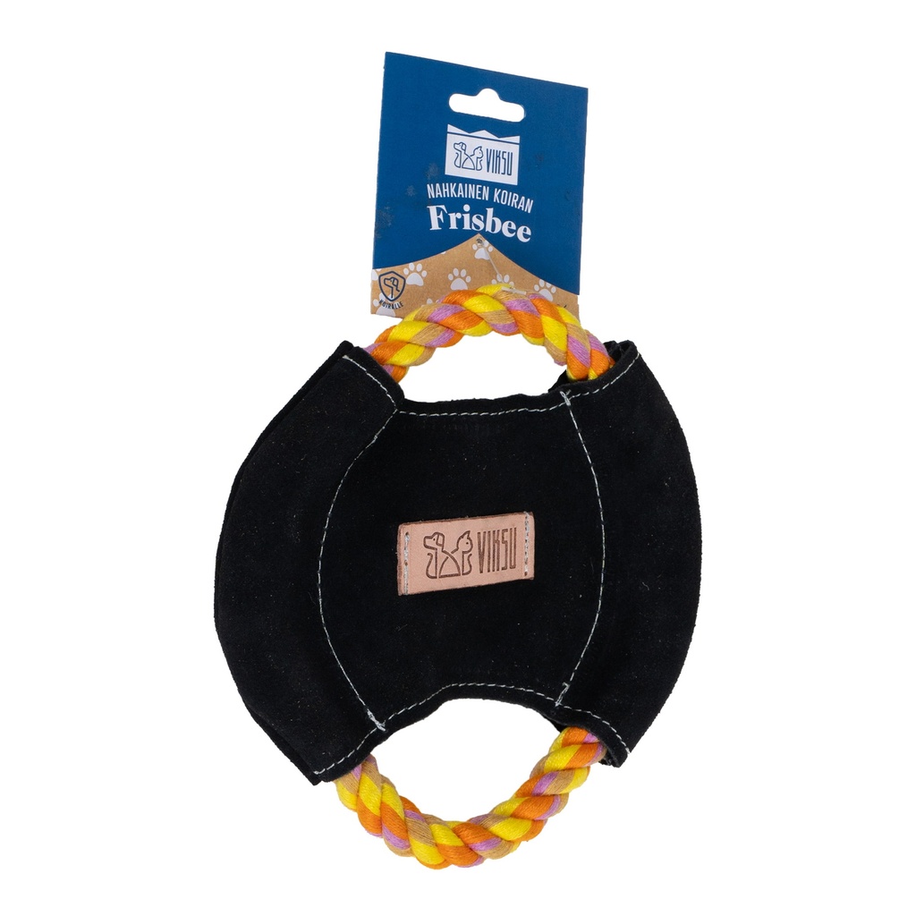 Viksu koiran köysilelu frisbee 18cm