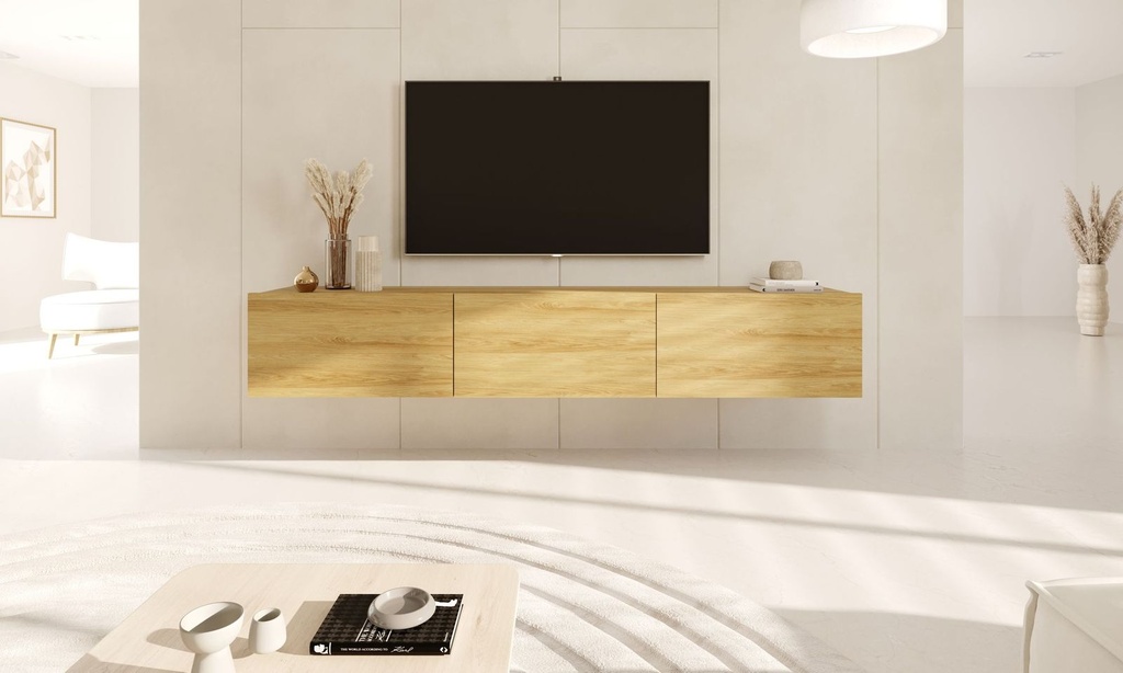 Kocot Dallas TV-taso L180 cm, ruskea