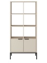 Kocot Austin kirjahylly K171 cm, luonnonvalkoinen/musta