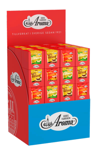 Aroma puolilavadisplay 80g karkkipussit 720pss (täysi)