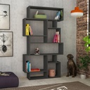 Chic Home Maunu kirjahylly 96x26xK169 cm, harmaa