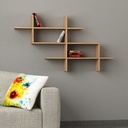 Chic Home Heli seinähylly 22x150xK82 cm, ruskea