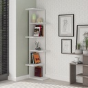 Chic Home Sanno kulmahylly 24x37xK141 cm, valkoinen