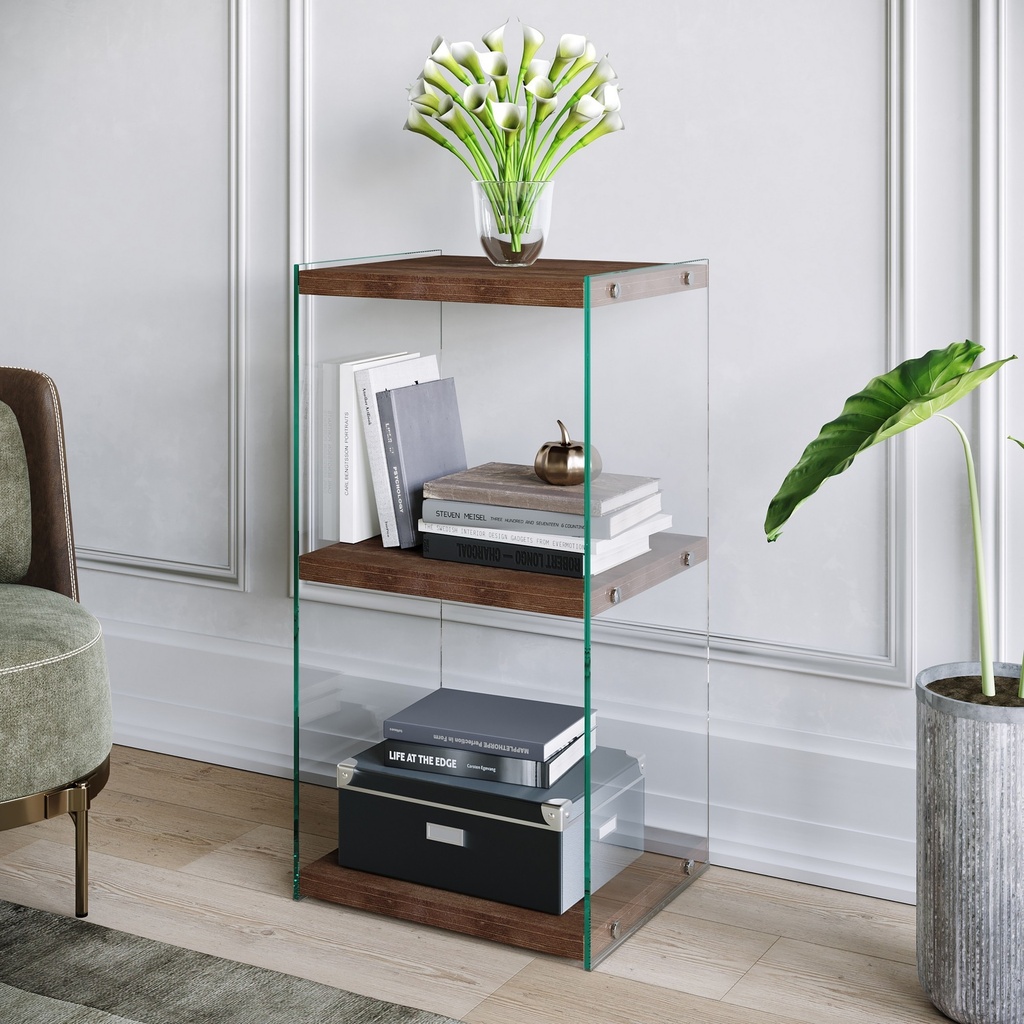 Chic Home Uolevi kirjahylly 40x35xK80 cm, ruskea