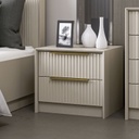 Chic Home Kati yöpöytä 53x45xK45 cm, beige/kulta