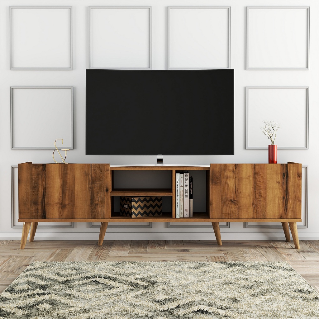 Chic Home Ahvo TV-taso L180 cm, ruskea