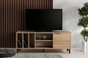 Chic Home Bodil TV-taso 140 cm, vaaleanbeige/musta