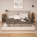 Chic Home Eero yöpöydät 2 kpl 27x25xK60 cm, vaaleanruskea/musta