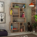 Chic Home Kaarin kirjahylly 26x96xK169 cm, ruskea
