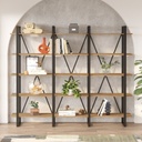 Chic Home Mirella hyllykkö 34x220xK180 cm, ruskea/antrasiitti