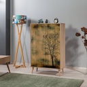 Chic Home Eliel lipasto 80x36xK127 cm, ruskea