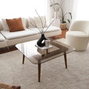 Chic Home Laurent sohvapöytä 80xK40 cm, ruskea